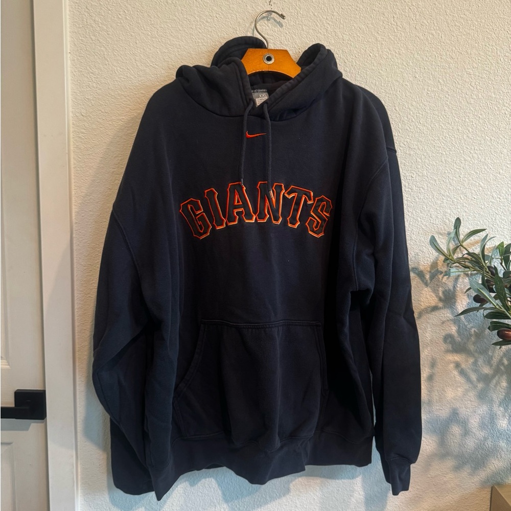 Nike Black Hoodie with Red Swoosh